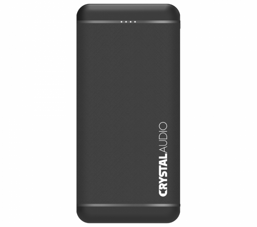 CRYSTAL AUDIO PBK3K POWER BANK 10K mAh DUAL BLACK