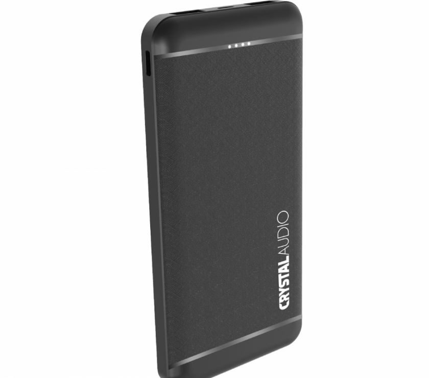 CRYSTAL AUDIO PBK3K POWER BANK 10K mAh DUAL BLACK