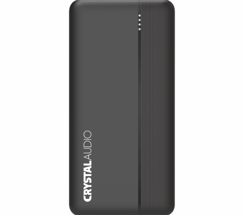 CRYSTAL AUDIO PBK4K POWER BANK 10K mAh PD DUAL BLACK