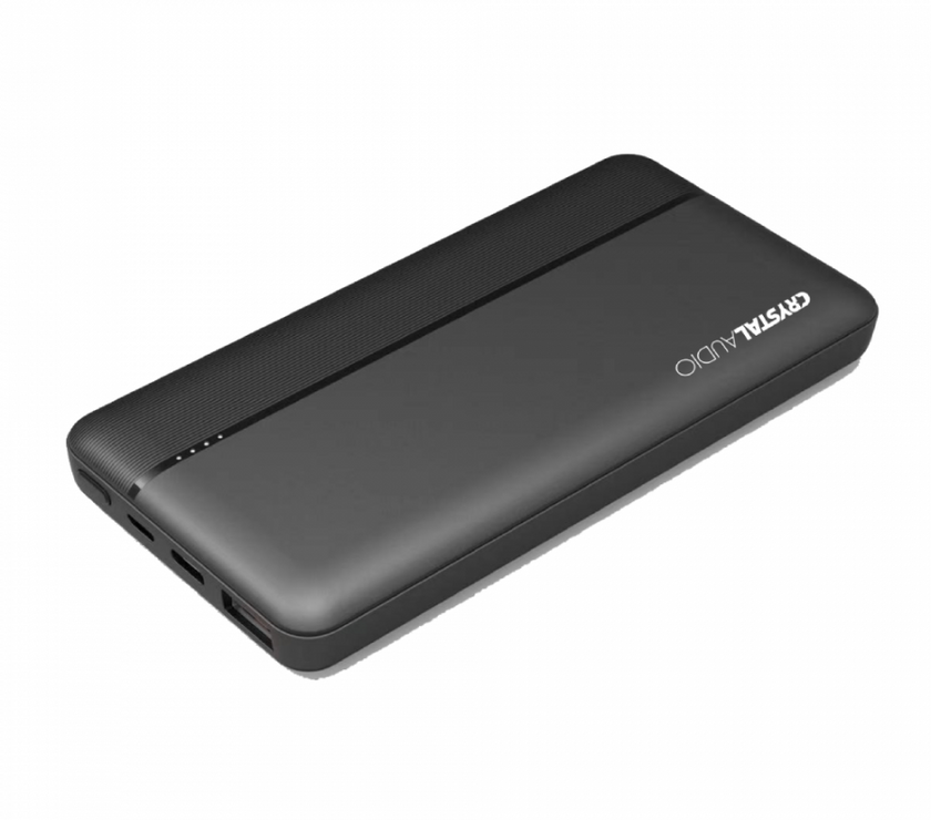 CRYSTAL AUDIO PBK4K POWER BANK 10K mAh PD DUAL BLACK