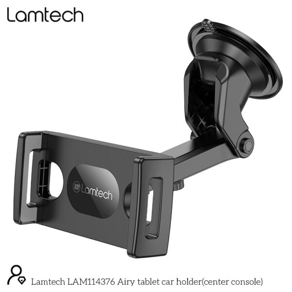 LAMTECH DUAL-AXIS CAR HOLDER FOR TABLETS & SMARTPHONES UP TO 12.9′