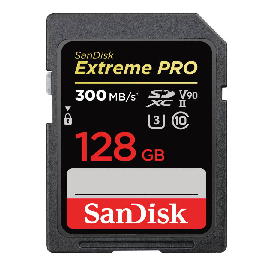 SanDisk Extreme PRO 128GB SDHC + UHS-II + 2 years RescuePRO Deluxe