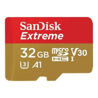 SanDisk Extreme microSDHC + SD Adapter 100MB/s V30 UHS-I U3 A1