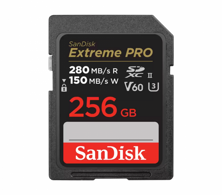 SanDisk Extreme PRO 256GB SDXC UHS-II + 2 years RescuePRO Deluxe