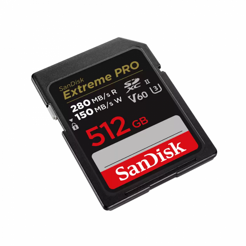 SanDisk Extreme PRO 512GB SDXC UHS-II + 2 years RescuePRO Deluxe
