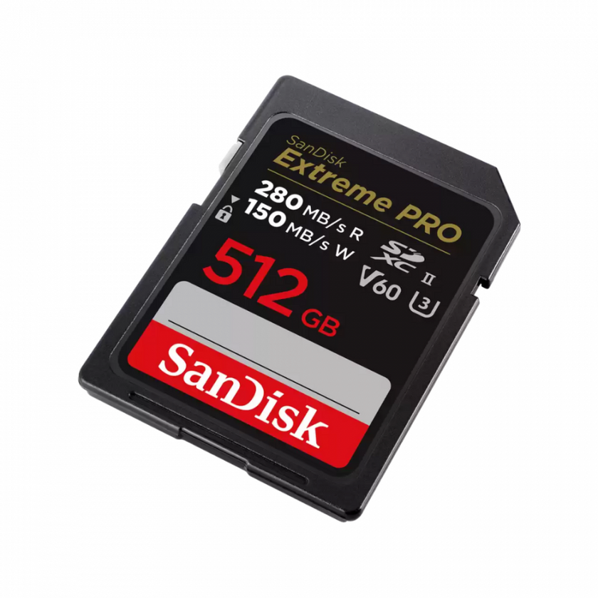 SanDisk Extreme PRO 512GB SDXC UHS-II + 2 years RescuePRO Deluxe
