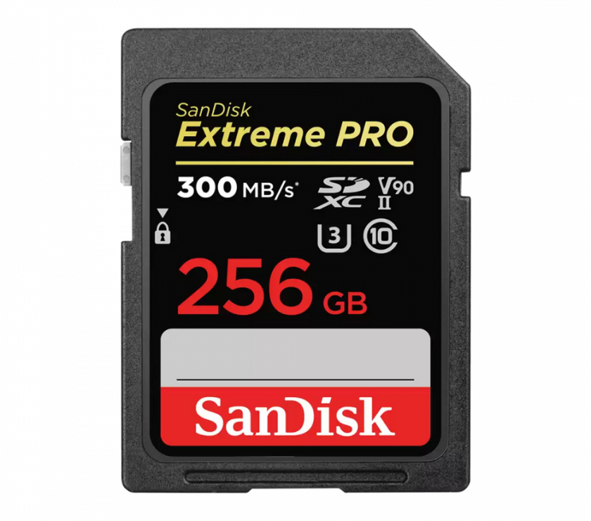 SanDisk Extreme PRO 256GB SDHC UHS-II + 2 years RescuePRO Deluxe