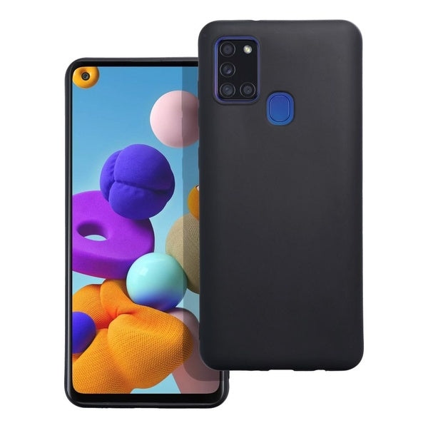 Θηκη Matt Σιλικονης Για Samsung Galaxy A21s Μαυρη