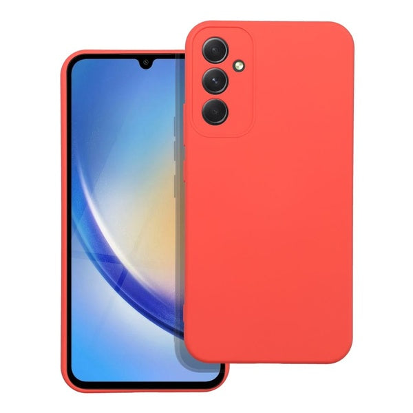 Θηκη Σιλικονης Για Samsung Galaxy A34 5G Ροδακινι