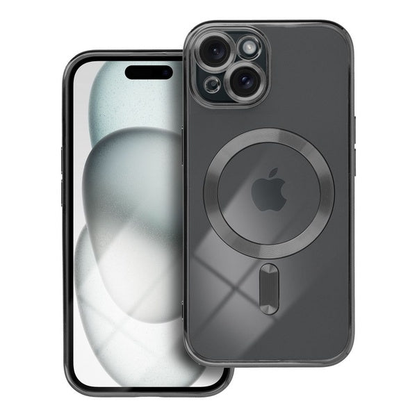 Θηκη Electro Με MagSafe & Τζαμι Καμερας Για Apple Iphone 15 Μαυρη