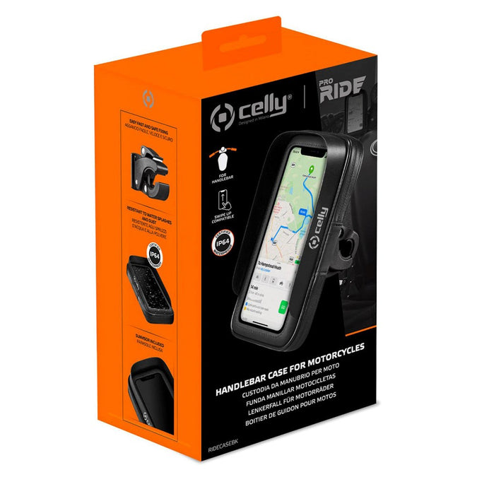 ProRide RideCase Phone Holder - Case for Bicycle / Motorcycle - Black