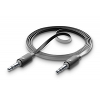 CELLULAR LINE 278495 Καλώδιο Ήχου 3,5mm Jack (1m) Μαύρο