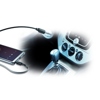 CELLULAR LINE 278495 Καλώδιο Ήχου 3,5mm Jack (1m) Μαύρο