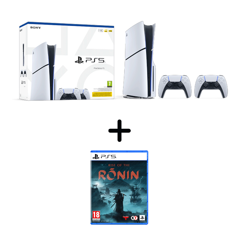 Sony PlayStation 5 Standard Edition & DualSense Bundle + Rise Of The Ronin (PS5)