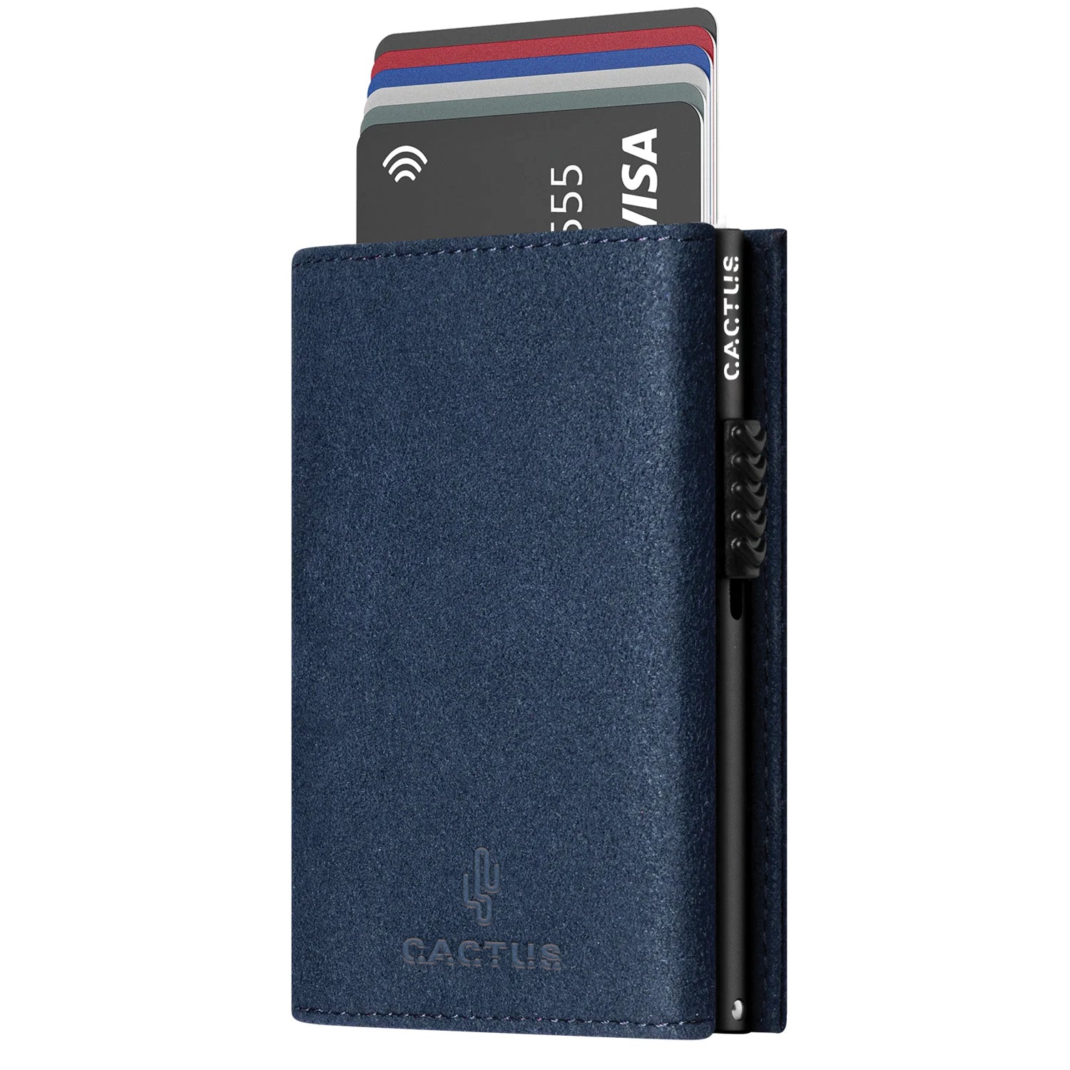 Premium Πορτοφόλι Alcantara 3πλο με καρτοθήκη RFID