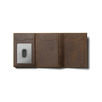 Πορτοφόλι Δερμάτινο Crazy Horse 3πλο με καρτοθήκη RFID