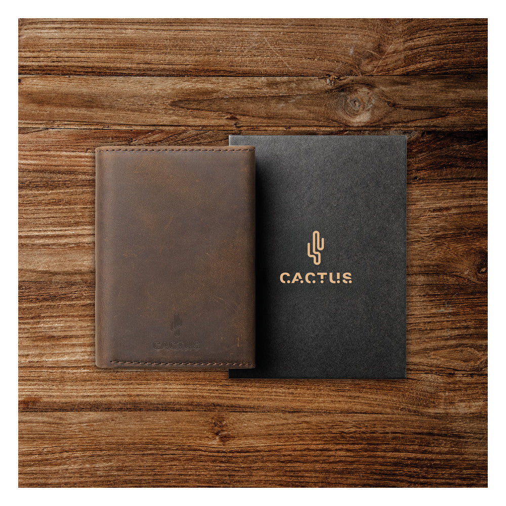 Πορτοφόλι Δερμάτινο Crazy Horse 3πλο με καρτοθήκη RFID