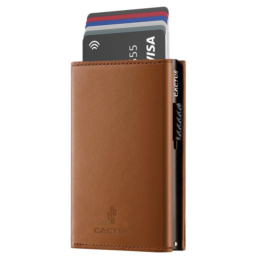 Premium Πορτοφόλι Δερμάτινο 3πλο με καρτοθήκη RFID