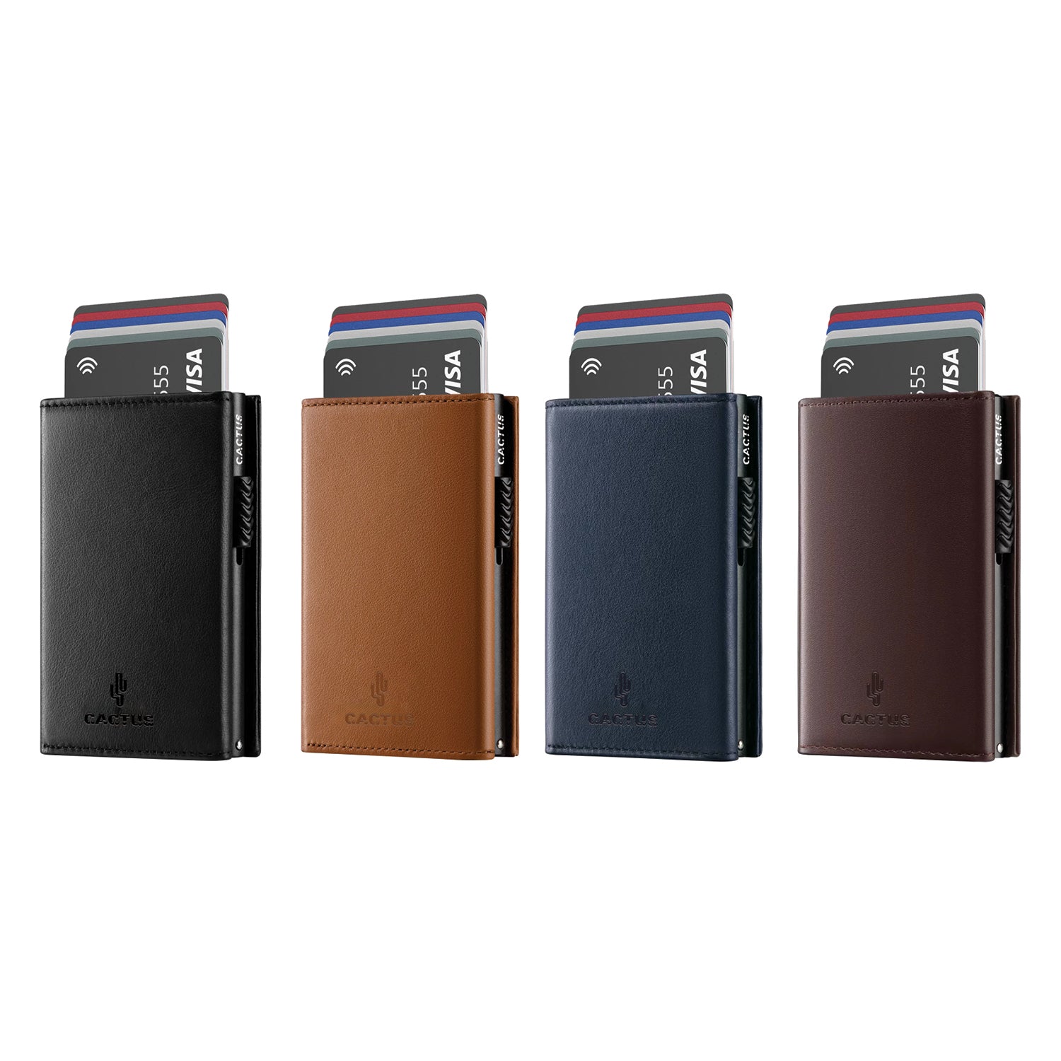 Premium Πορτοφόλι Δερμάτινο 3πλο με καρτοθήκη RFID