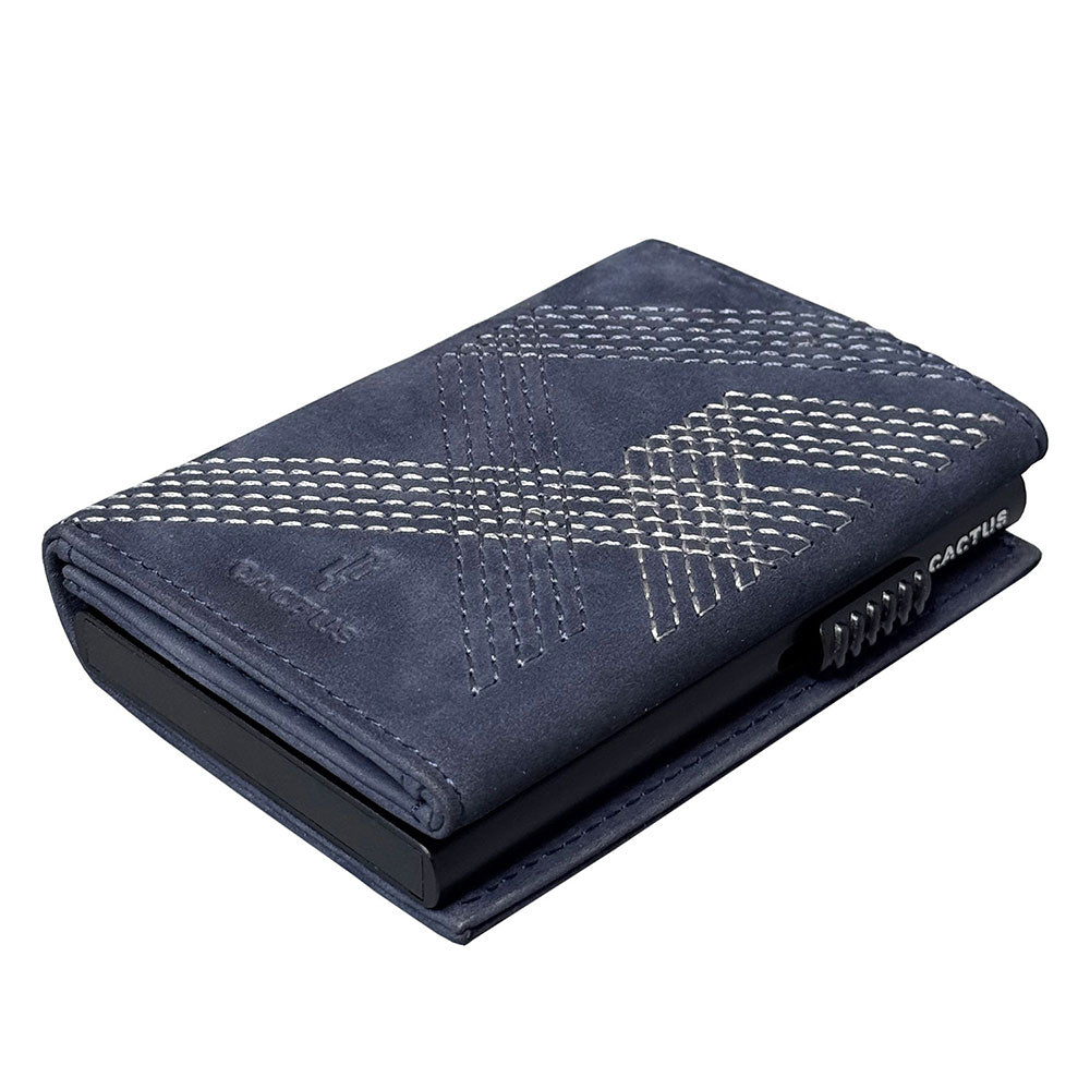 Premium Πορτοφόλι 3πλο με καρτοθήκη RFID - Σκούρο μπλε - Limited Edition