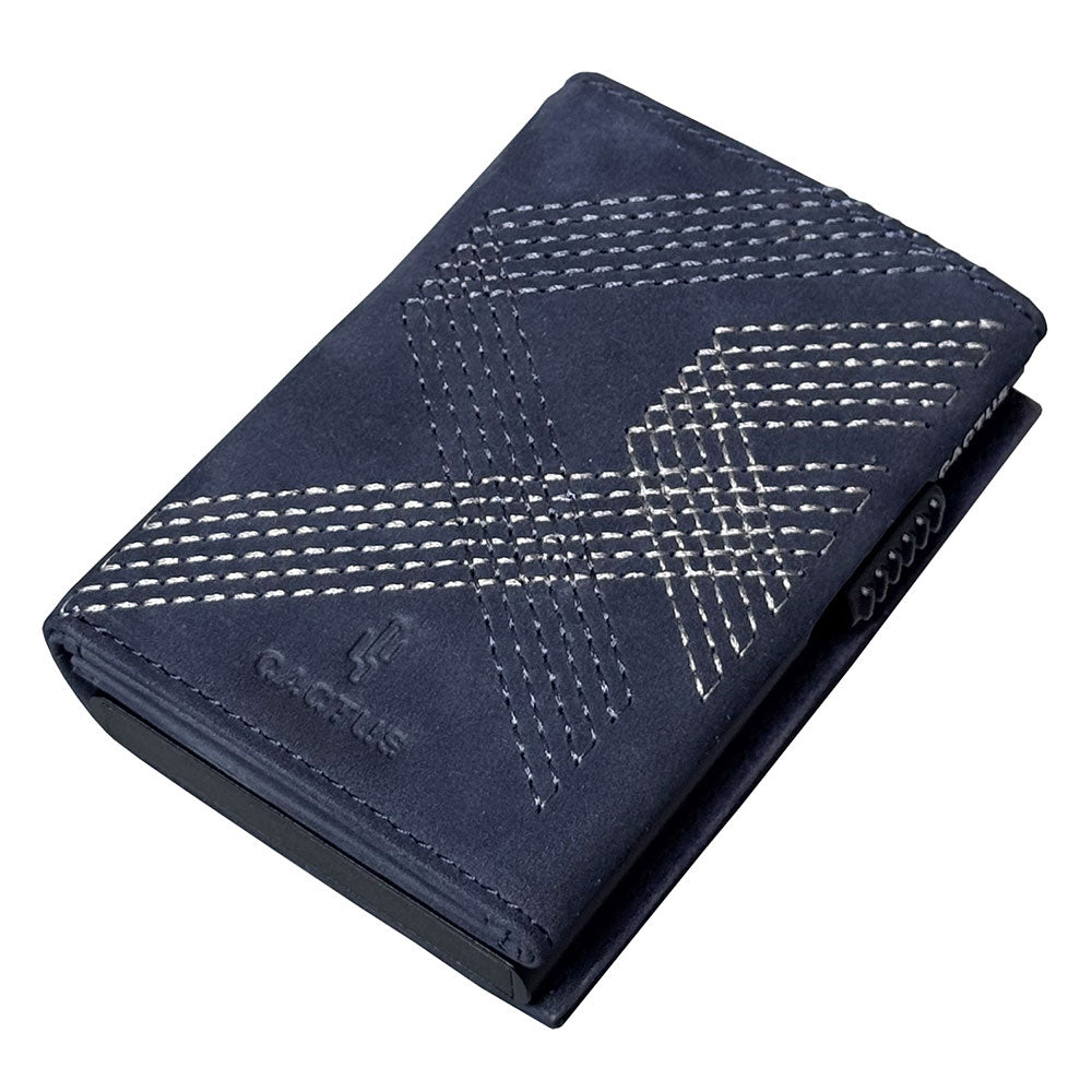 Premium Πορτοφόλι 3πλο με καρτοθήκη RFID - Σκούρο μπλε - Limited Edition