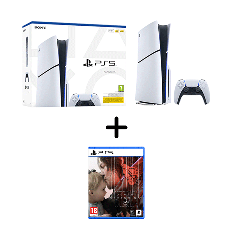 Sony PlayStation 5 BluRay Slim Edition + Death Stranding 2: On The Beach (PS5)