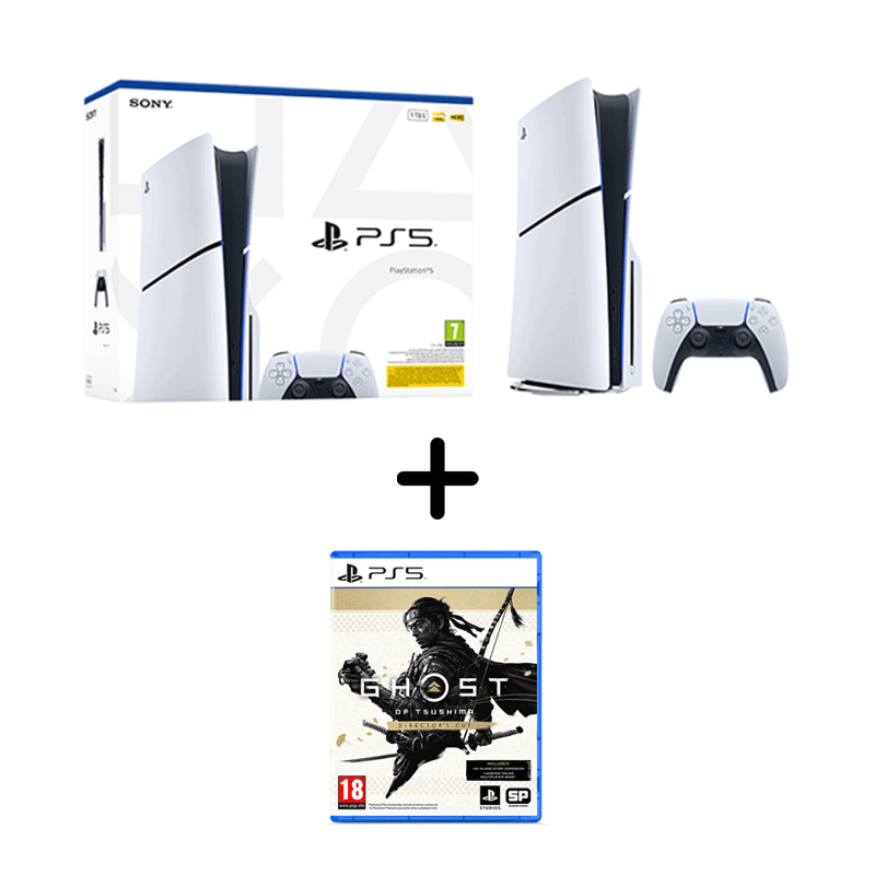 Sony PlayStation 5 BluRay Slim Edition + Ghost of Tsushima Director's Cut (PS5)