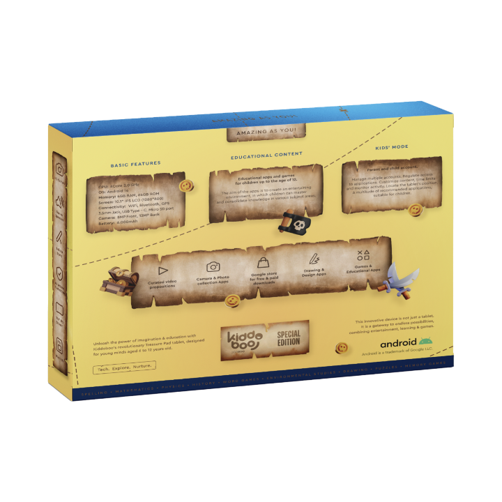 Kiddoboo Tablet TreasurePad + Kiddobooer figure