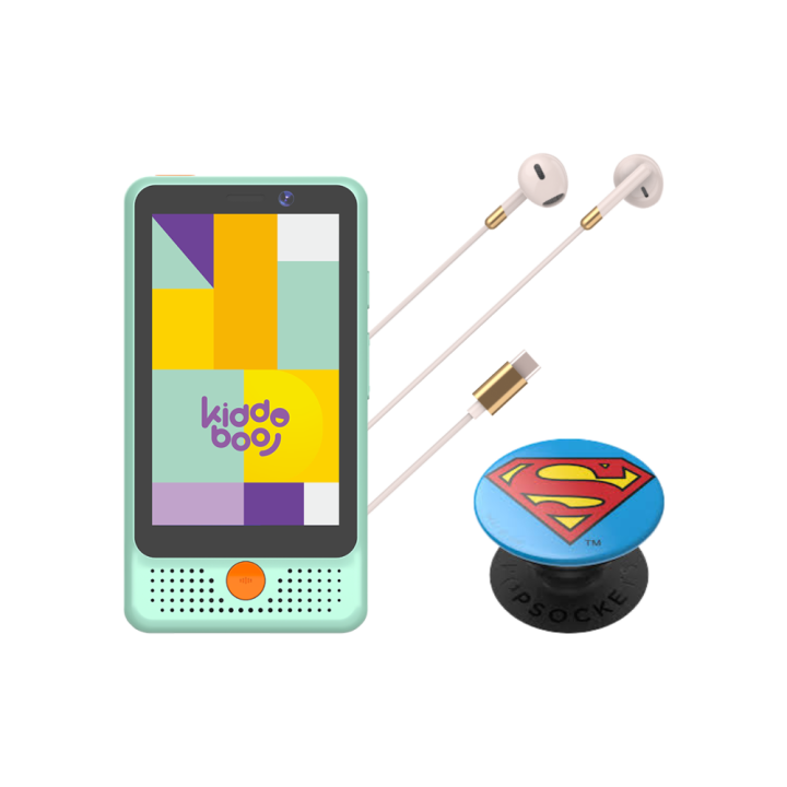 Kiddoboo Smartphone MobiStar + PopSocket Superman + Handsfree