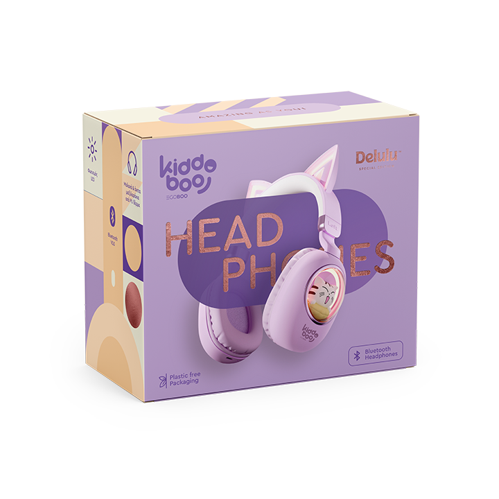 Kiddoboo Delulu Bluetooth Headphones