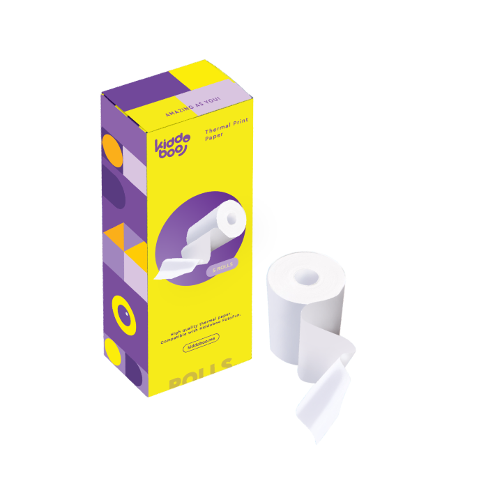 Kiddoboo Thermal Paper Rolls (5pcs) for Kiddoboo FotoFun