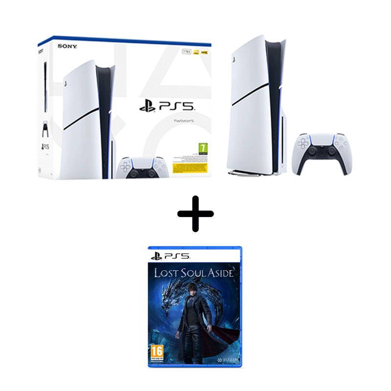 Sony PlayStation 5 BluRay Slim Edition + Lost Sould Aside (PS5)