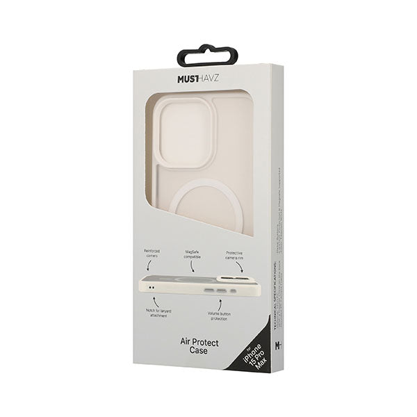 Θηκη Musthavz Air Protect Με MagSafe Για Apple iPhone 15 Pro Max Ασπρη