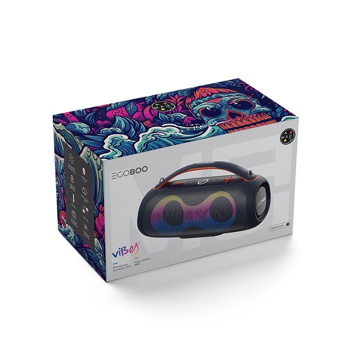 Egoboo X MAUI BT LED Speaker Vibes