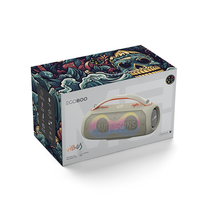 Egoboo X MAUI BT LED Speaker Vibes