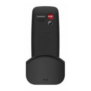 LAMTECH MOBILE PHONE 2.4′ GR DUAL SIM TINY L II WITH DOCK BLACK