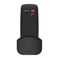 LAMTECH MOBILE PHONE 2.4′ GR DUAL SIM TINY L II WITH DOCK BLACK