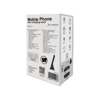 LAMTECH MOBILE PHONE 2.4′ GR DUAL SIM TINY L II WITH DOCK BLACK