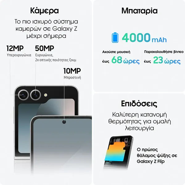 Samsung Galaxy Z Flip6 Smartphone