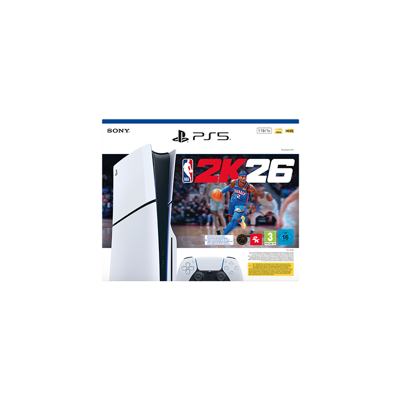 Sony PlayStation 5 & ΝΒΑ 2K26 (Voucher) - 1TB