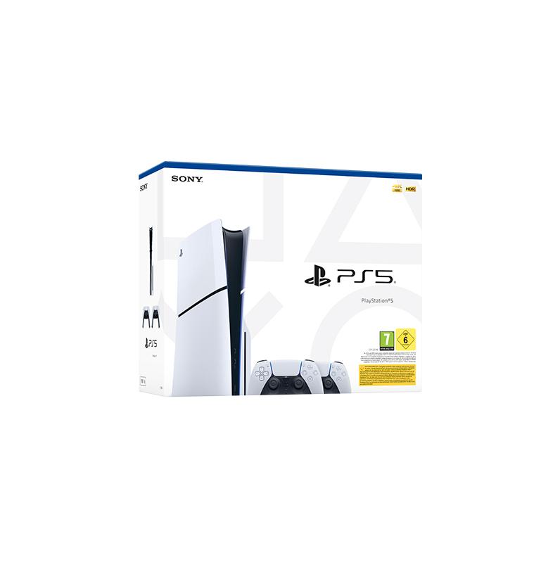 Sony PlayStation 5 BluRay Slim & DualSense Bundle - 1TB