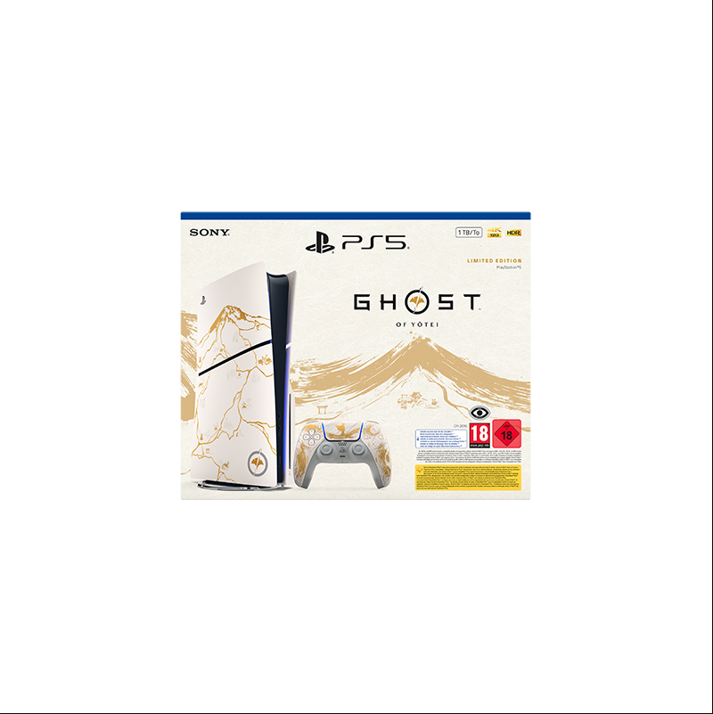Sony PlayStation 5 - Ghost of Yotei Gold Limited Edition Bundle (Voucher) - 1TB