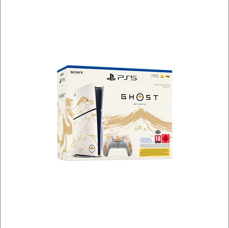 Sony PlayStation 5 - Ghost of Yotei Gold Limited Edition Bundle (Voucher) - 1TB