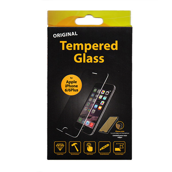 Προστατευτικο Τζάμι Οθονης TT Edge to Edge Μαυρο Για iPhone 6+ / 6s+