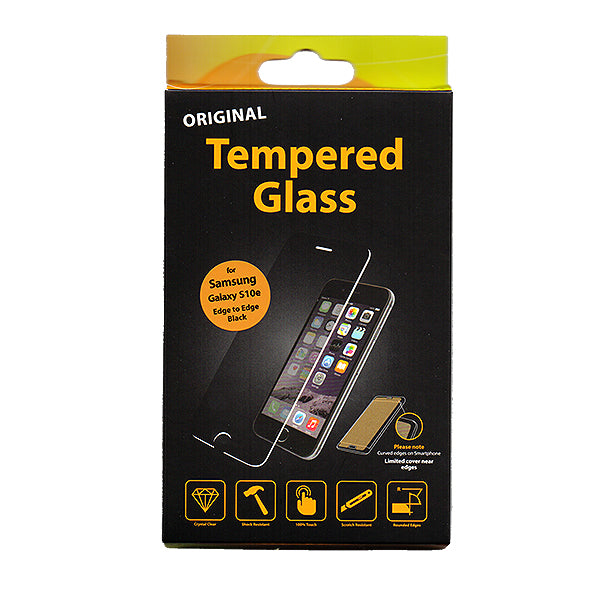 Προστατευτικο Τζαμι Οθονης TT Edge to Edge Για Samsung S10e Μαυρο