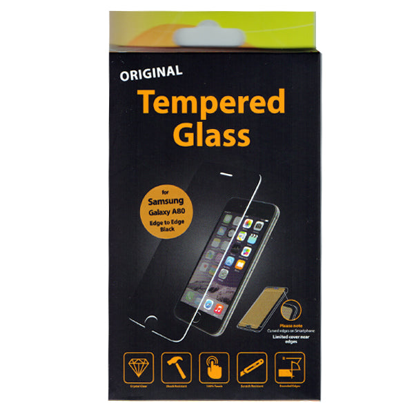 Προστατευτικο Τζαμι Οθονης TT Edge to Edge Για Samsung Galaxy A80 Μαυρο