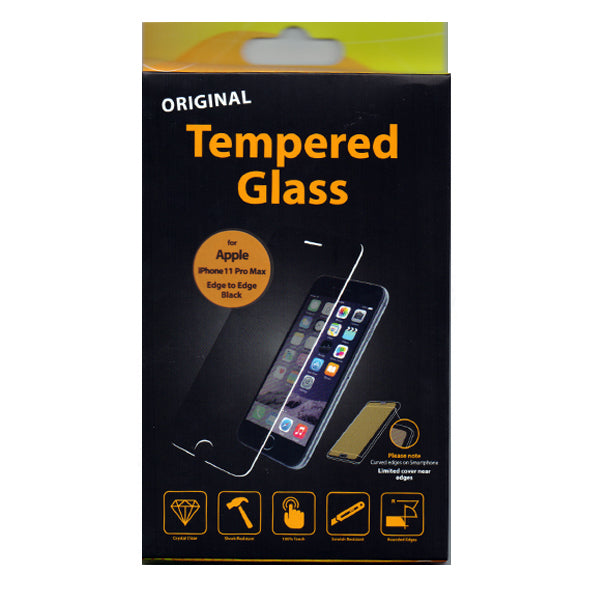 Προστατευτικο Τζάμι Οθονης TT Edge to Edge Μαυρο Για iPhone 11 Pro Max