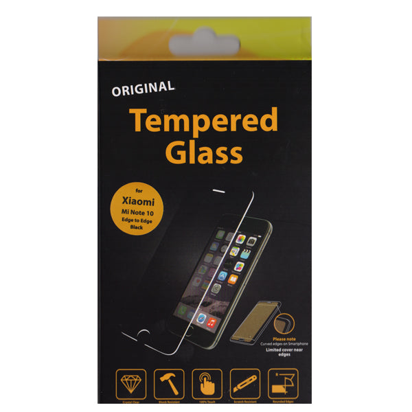 Προστατευτικο Τζαμι Οθονης TT Edge to Edge Μαυρο Xiaomi Mi Note 10 / 10 Lite / 10 Pro