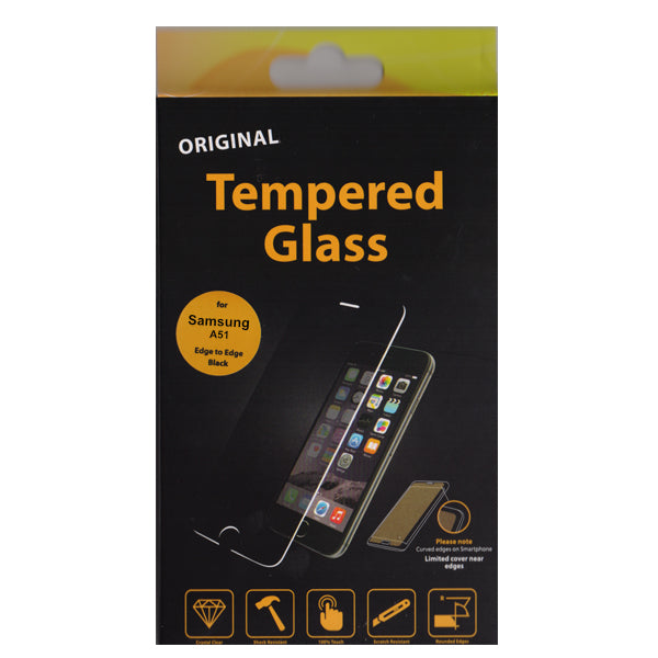 Προστατευτικο Τζάμι Οθονης TT Edge to Edge Μαυρο Για Samsung A515 Galaxy A51