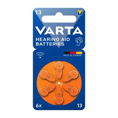 VARTA 24606 Μπαταρίες Ακουστικών Βαρηκοΐας 13 συσκ 6